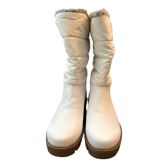 JOURNEE collection Nadine boots in white - Picture 3 of 16